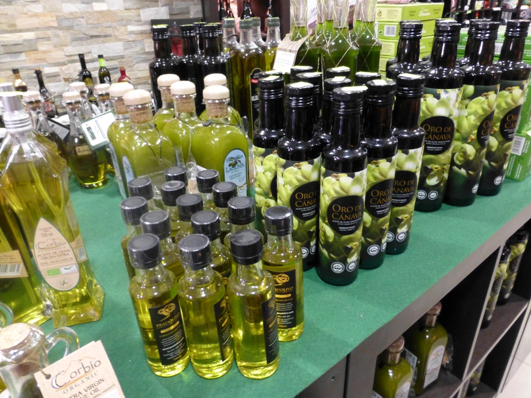 Envases de aceite de oliva