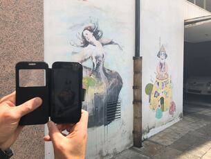 Foto de las Meninas - turismo industrial en Ferrol