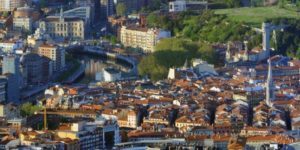 Vista aerea de Bilbao